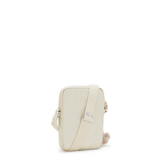 Gunne Metallic Crossbody Bag, Beige Pearl, large