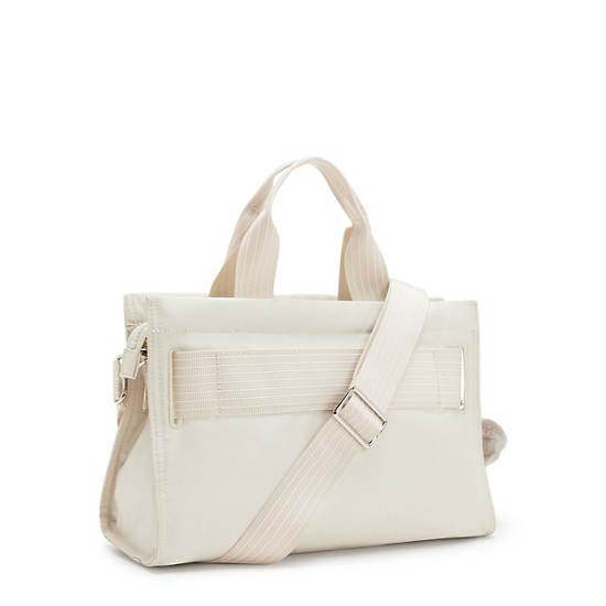 Charna Metallic Shoulder Bag - Beige Pearl M2 | Kipling