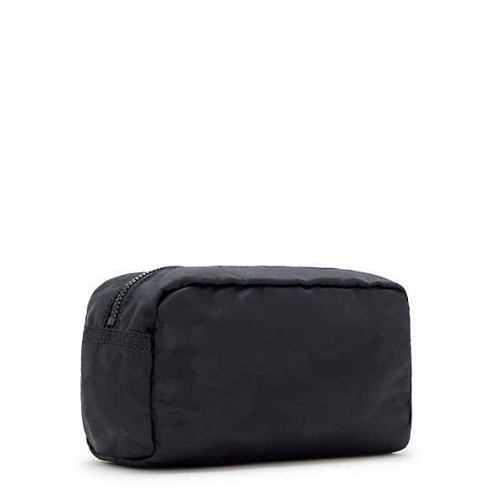 Gleam Pouch, Black Camo Embossed, large