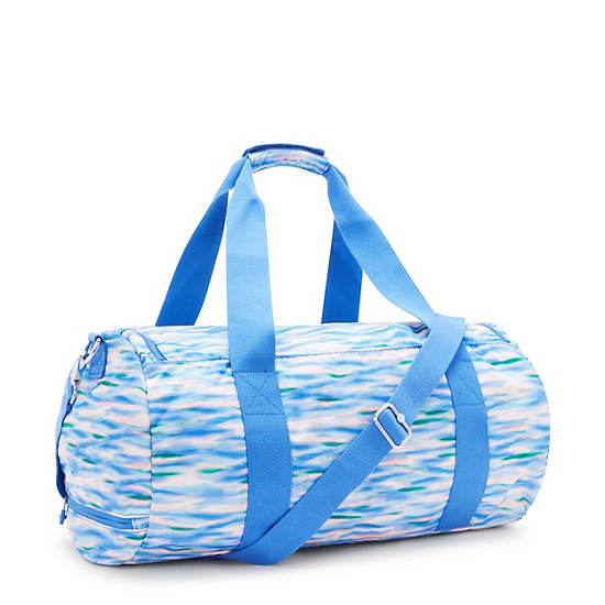 Argus Small Printed Duffle Bag, Diluted Blue, large