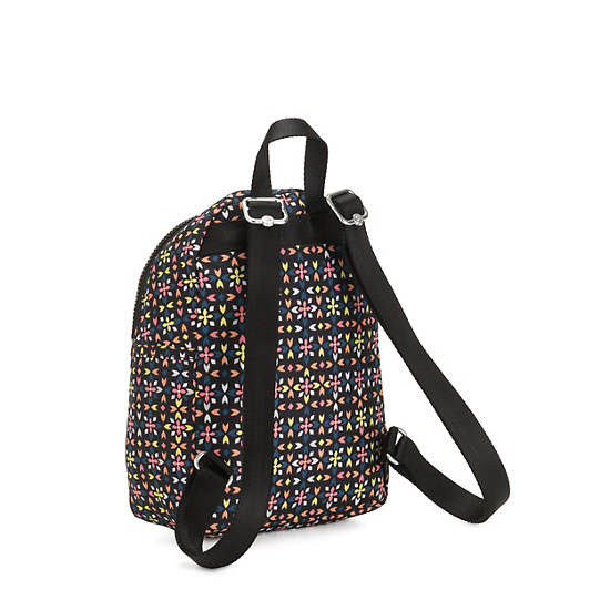 Imer Small Backpack, Floral Mozzaik, large