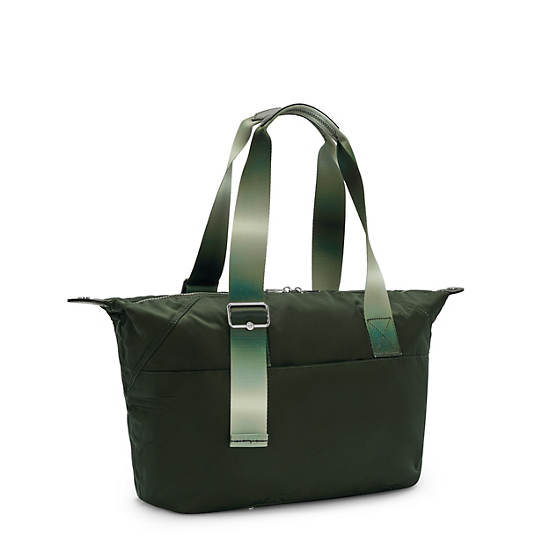 Victoria Tang Art Tote Bag, VT Dark Emerald, large