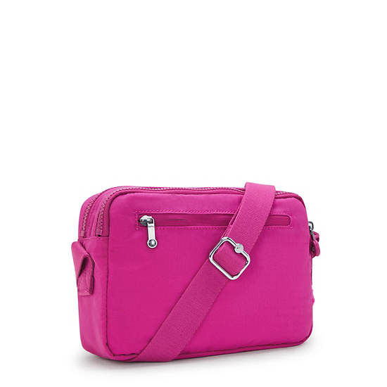 Abanu Medium Crossbody Bag, Glowing Fuchsia, large