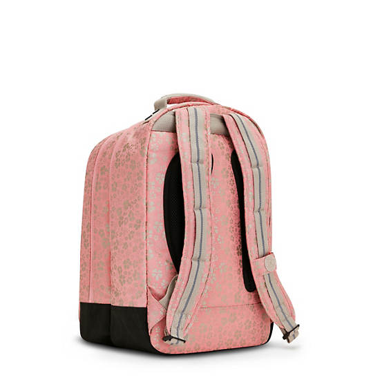 Class Room Printed 17" Laptop Backpack, Flashy Pink, large