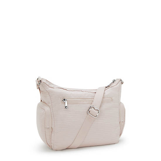 Gabb Small Jacquard Crossbody Bag, Pink Pearl Jacquard, large