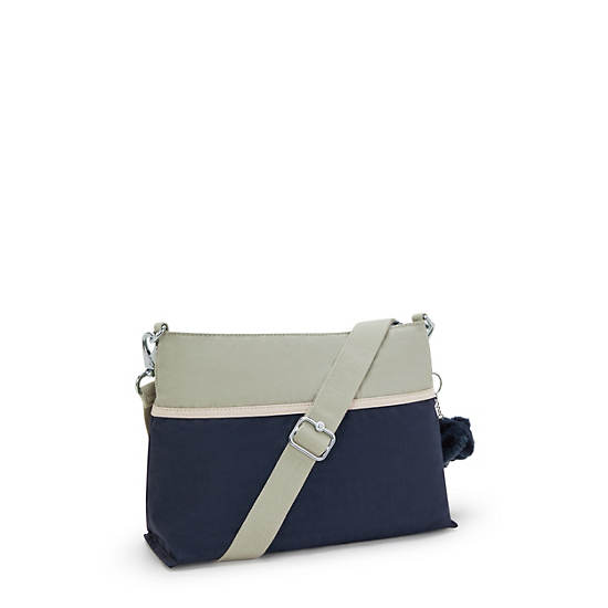 Hadia Shoulder Bag, Blue Block F24, large