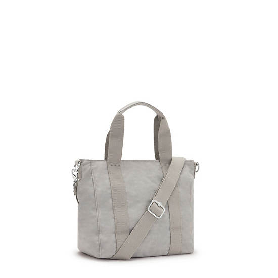 Asseni Mini Tote Bag, Grey Gris, large
