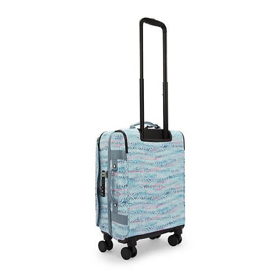 Spontaneous Small Printed Rolling Luggage, Palm Tree Leaves, large