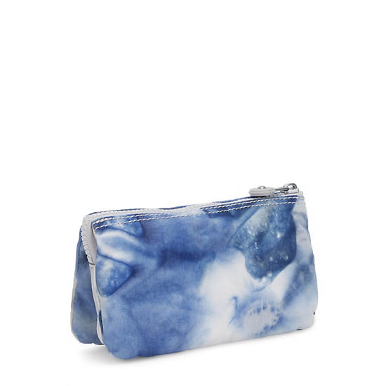 Creativity Large Tie Dye Pouch, Imperial Blue Block, large
