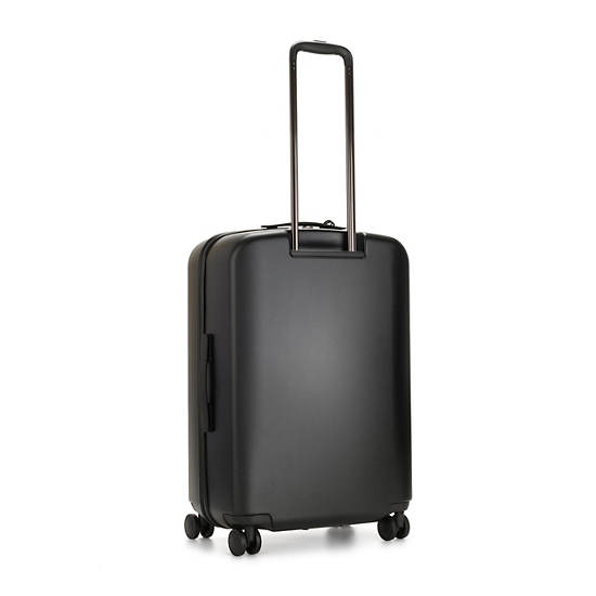 Curiosity Medium 4 Wheeled Rolling Luggage, Black Noir, large