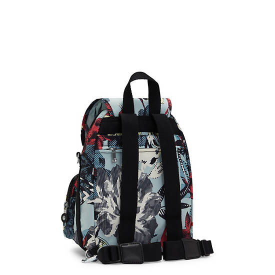 Firefly Up Printed Convertible Backpack, Casual Flower, large