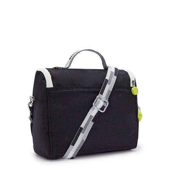 New Kichirou Lunch Bag, Jet Black Stripe, large