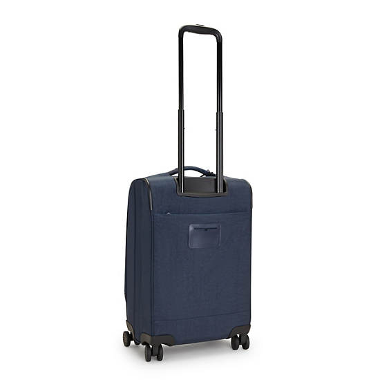 New Youri Spin Small 4 Wheeled Rolling Luggage, Blue Bleu, large