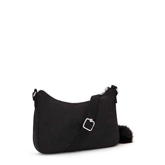 Larysa Shoulder Bag, Black GG, large Larysa Shoulder Bag, Black GG, large