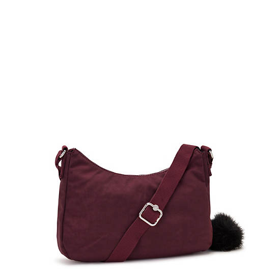 Larysa Shoulder Bag, Deep Burgundy G, large