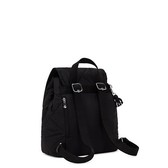 Adino Small Backpack, Cosmic Black Quilt, large