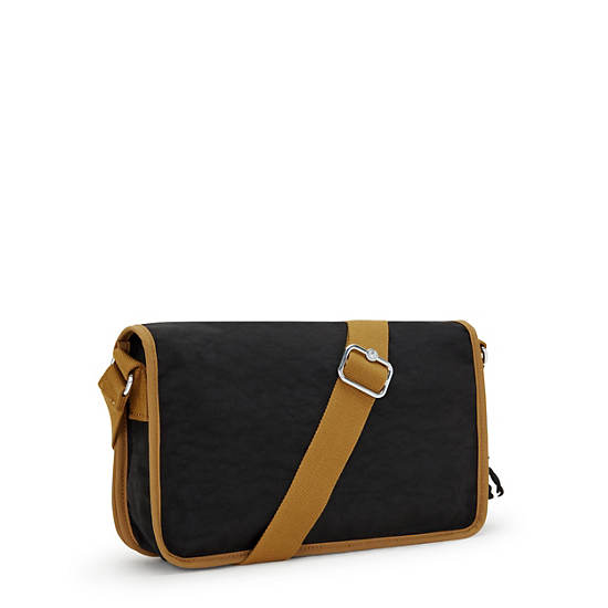 Elana Crossbody Bag, Black Beige, large