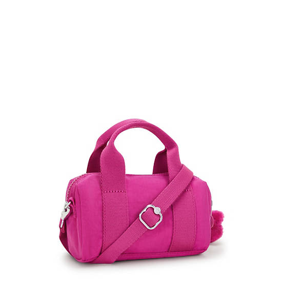 Bina Mini Shoulder Bag, Glowing Fuchsia, large