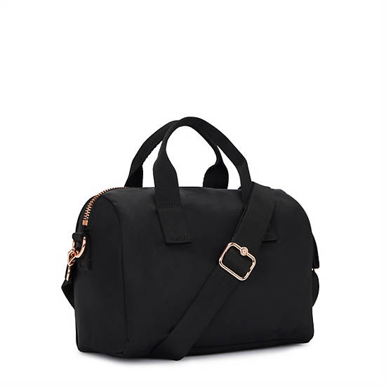 Bina Medium Shoulder Bag, Rose Black, large