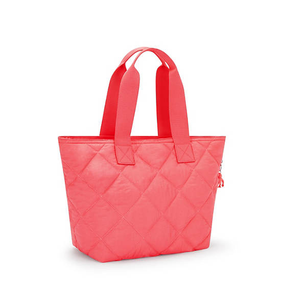 Irica Quilted Tote Bag, Cosmic Pink Quilt, large
