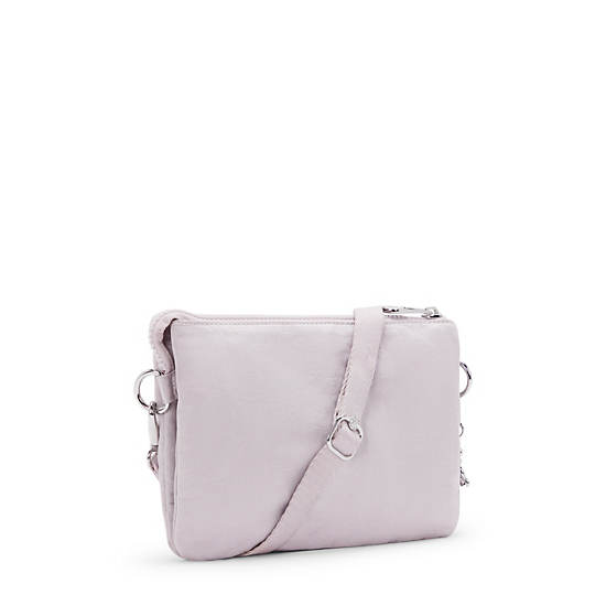 Riri Crossbody Bag, Gleam Silver, large