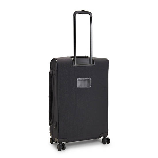 Youri Spin Medium 4 Wheeled Rolling Luggage, Black Noir, large