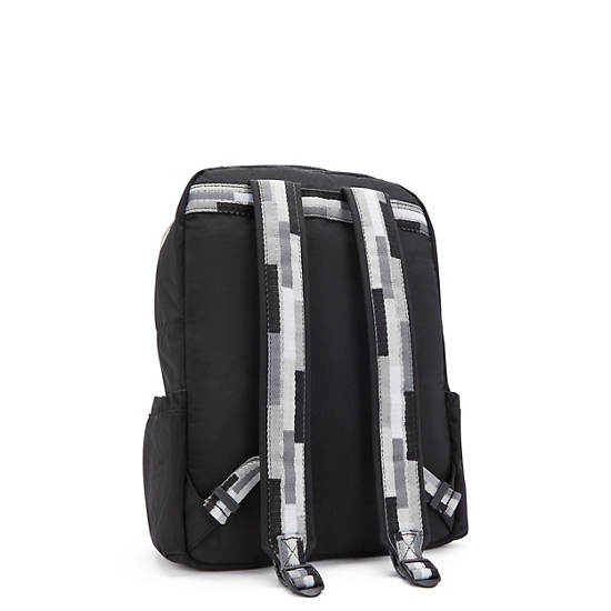 Kagan 16" Laptop Backpack, Jet Black Stripe, large