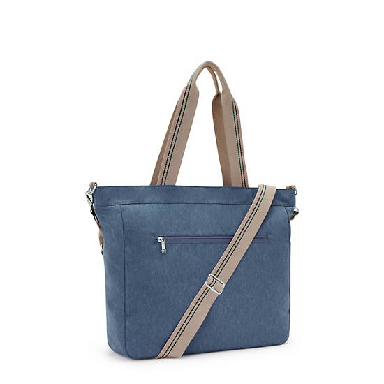 Freezia 15" Laptop Tote Bag, Perri Blue Woven, large Freezia 15" Laptop Tote Bag, Perri Blue Woven, large