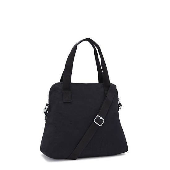 Pahneiro Handbag, Black Tonal, large