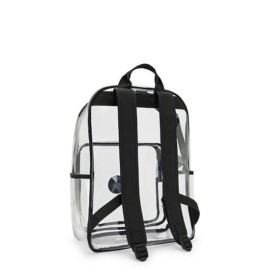 Bright Clear Backpack, Jet Black Fun, large