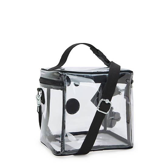 Graham Clear Lunch Bag, Jet Black Fun, large Graham Clear Lunch Bag, Jet Black Fun, large