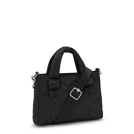 Julissa Quilted Shoulder Bag, Charcoal Quilt, large