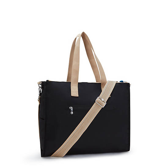 Sonaya Tote Bag, Jet Black ACT, large