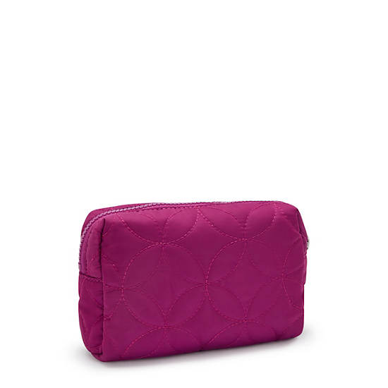 Wyston Quilted Pouch, Royal Orchid Quilt, large