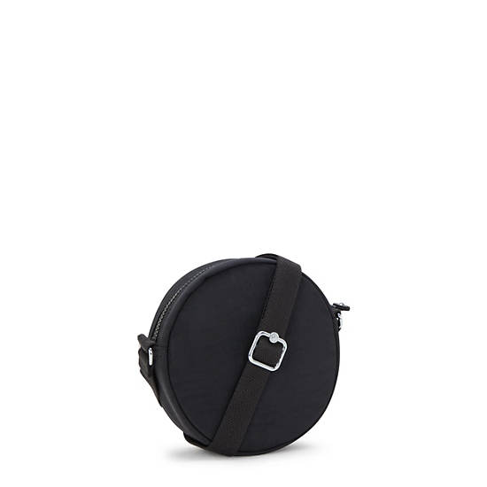 Fernanda Circle Crossbody Bag, Black Tonal, large