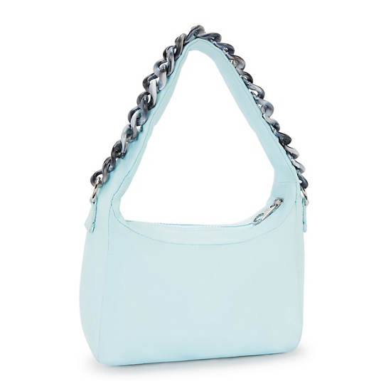 Kelsey Tortoise Chain Shoulder Bag, Allure Teal Chain, large