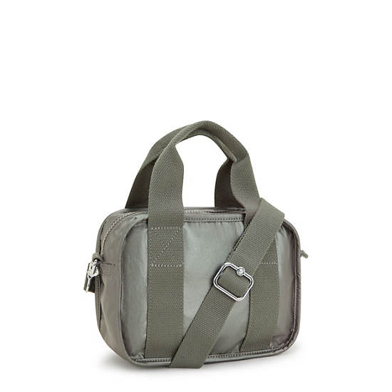 Nadale Metallic Crossbody Bag, Moon Grey Metallic, large