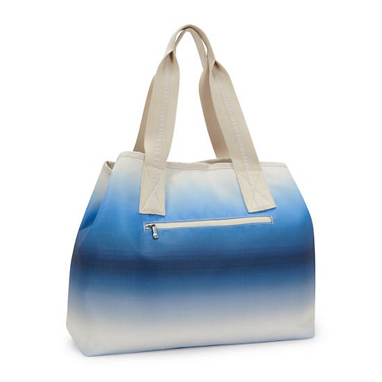 Maison Tote Bag, Bermuda Blue Gradient, large