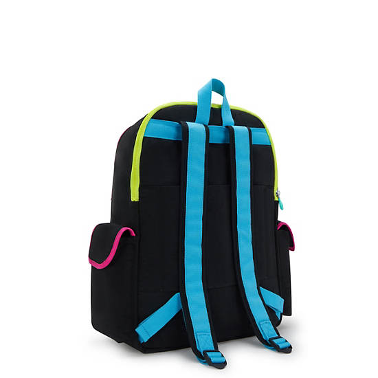 Hoctor Laptop Backpack, Rainbow Black, large