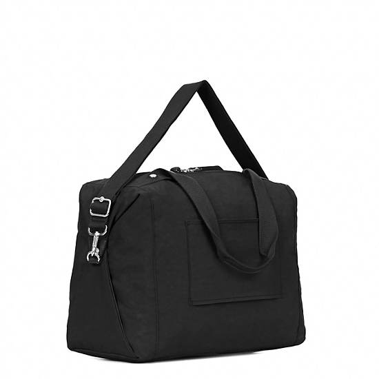 Ferra Weekender Duffel Bag, Black, large