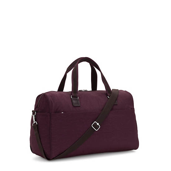 Itska New Duffle Bag, Dark Plum, large