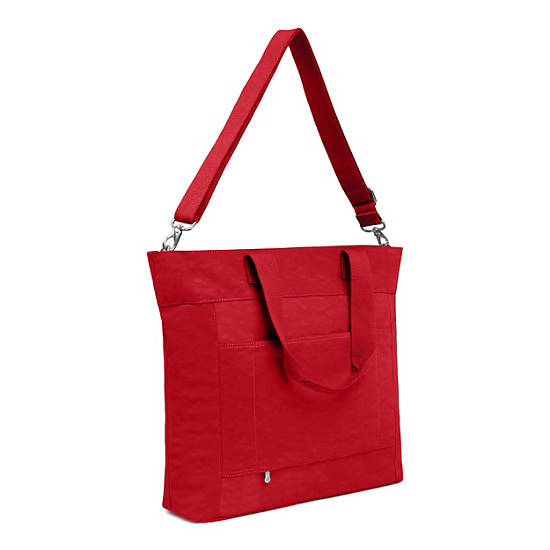 Lizzie 15" Laptop Tote Bag, Beet Red, large