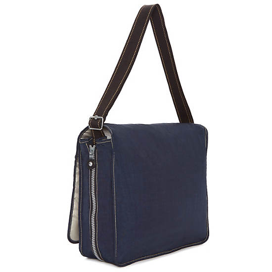 Madhouse Messenger Bag, True Blue, large