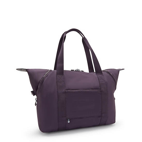 Art Medium Tote Bag, Ultimate Plum, large