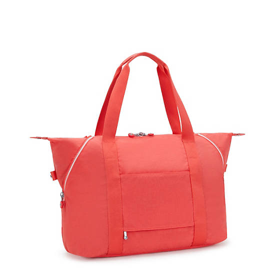 Art Medium Tote Bag, Almost Coral, large