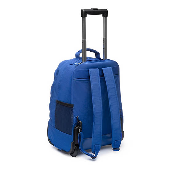 Sanaa Large Rolling Backpack, Perri Blue Woven, large