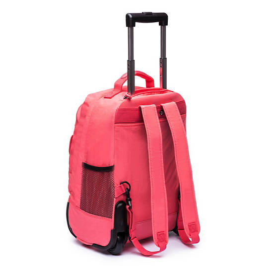 Sanaa Large Rolling Backpack, Grapefruit Tonal Zipper, large