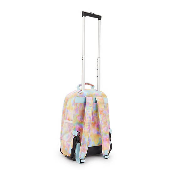 Sanaa Printed Large Rolling Backpack, Bubble Slick, large