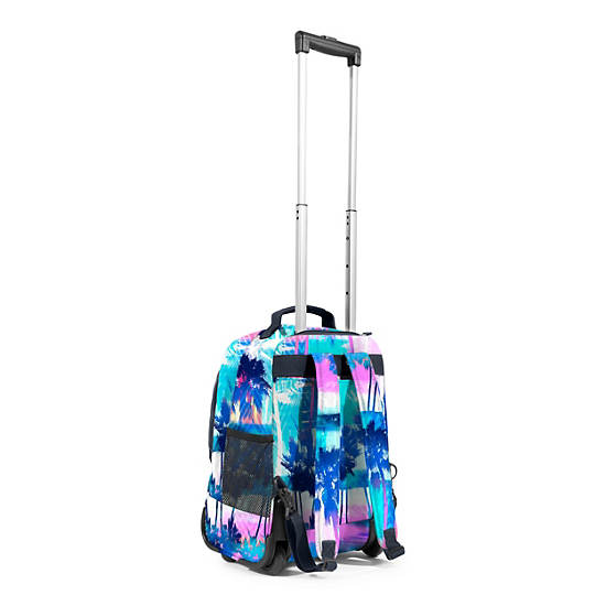Sanaa Large Printed Rolling Backpack, Amour, large