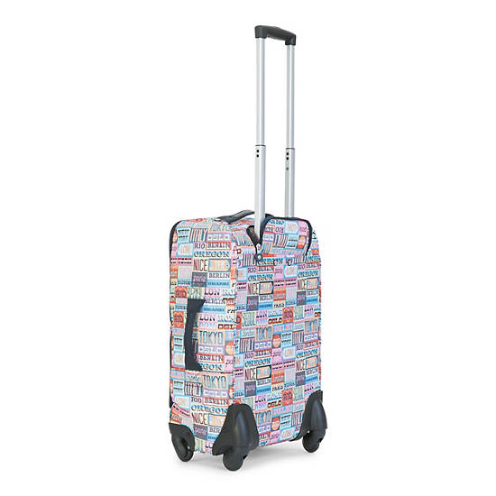 Darcey Small Printed Rolling Luggage, Hello Weekend, large